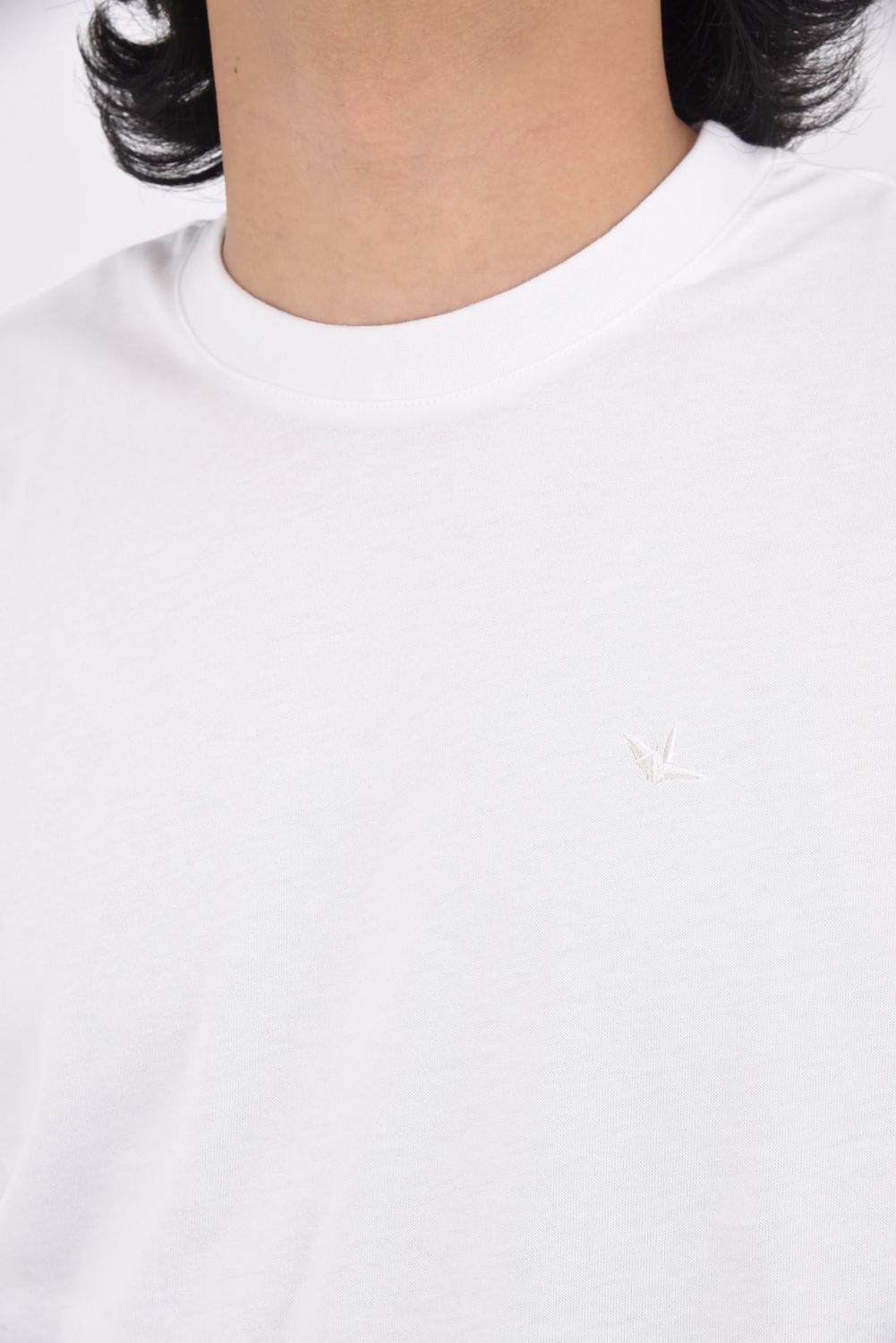 BACK LOGO HALF CIRCLE LONG SLEEVE / バックロゴ ハーフサークル ロングスリーブ ホワイト