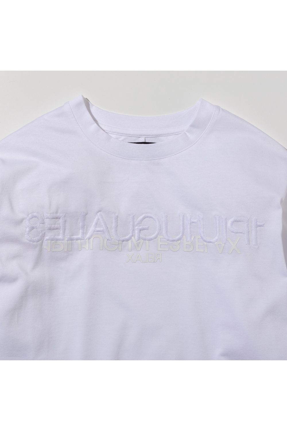 1PIU1UGUALE3 RELAX - APPLIQUE LONG T-SHIRT / アップリケ