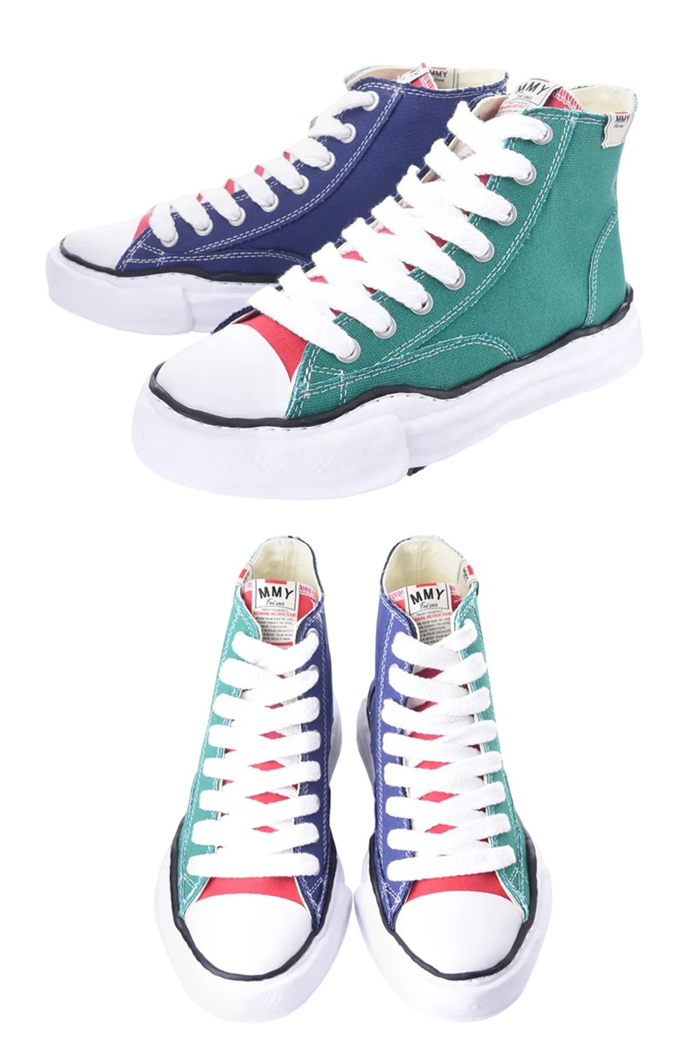 【PETERSON HIGH】 OG sole Canvas hi cut sneaker / キャンバス ハイカットスニーカー (マルチ)