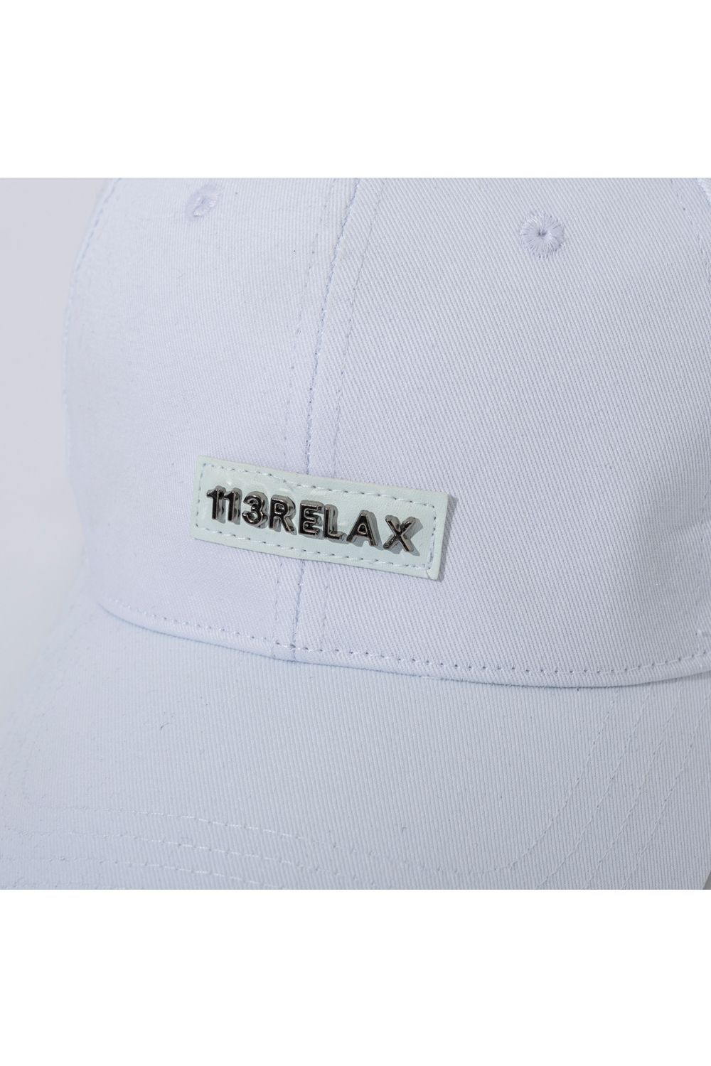 PLATE LOGO CAP / プレートロゴ キャップ (ホワイト) (8月上旬入荷予定)