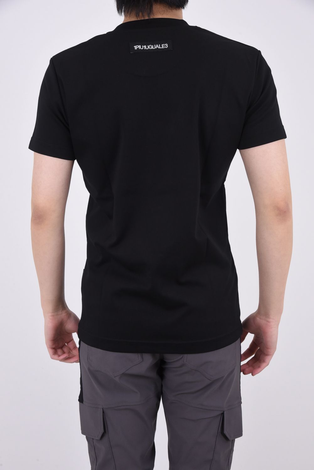 113 TAGS CREW / 定番 タグロゴ ベーシック ベーシッククルーネックTシャツ ブラック