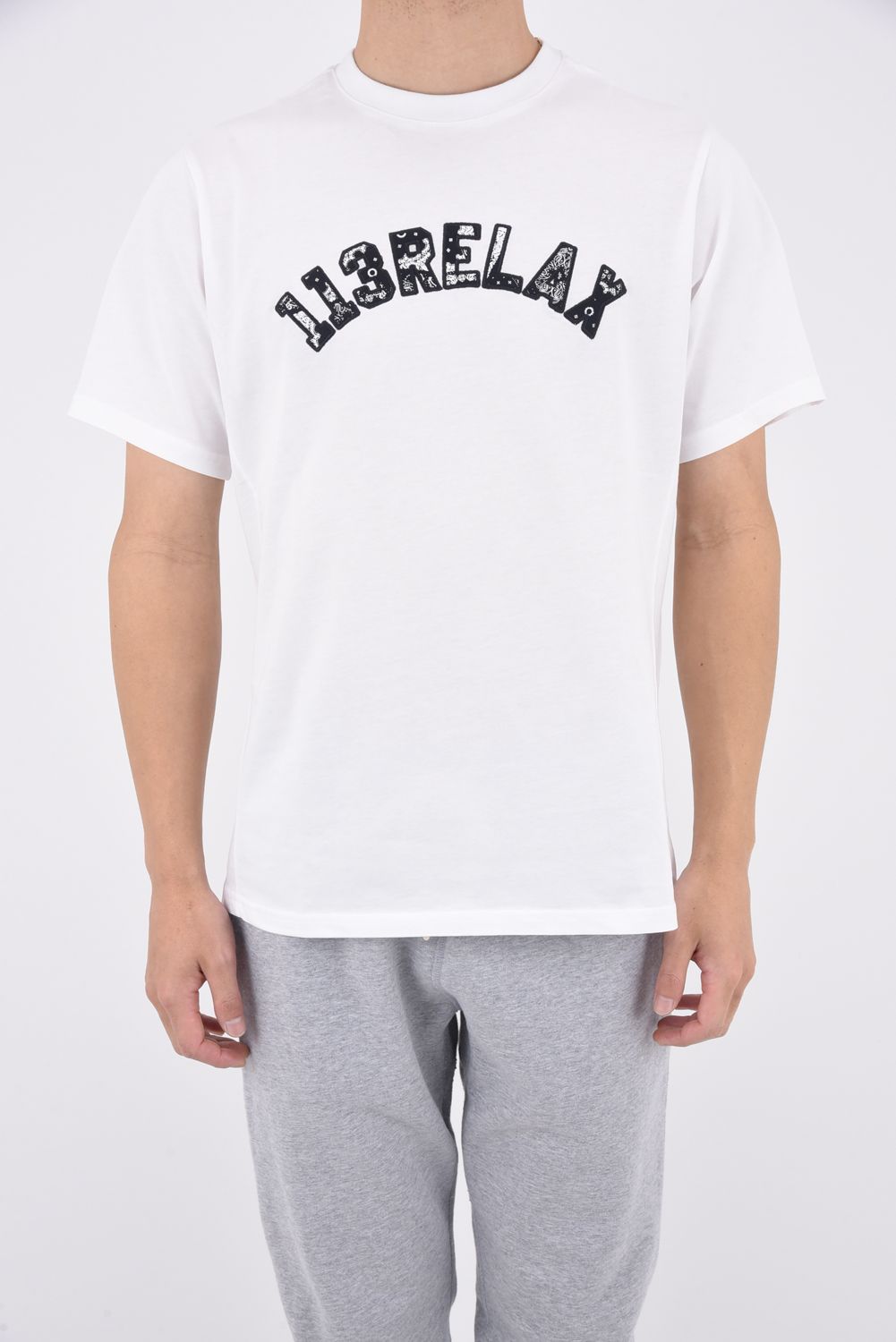 PAISLEY LOGO T-SHIRT / ペイズリーロゴ クルーネックTシャツ ホワイト