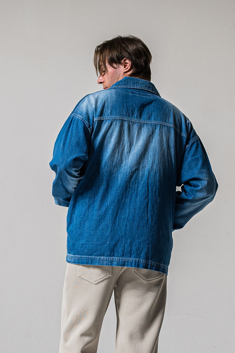 RC COVER ALL / ライトデニム カバーオールジャケット (ライトインディゴ) (2月中旬入荷予定)