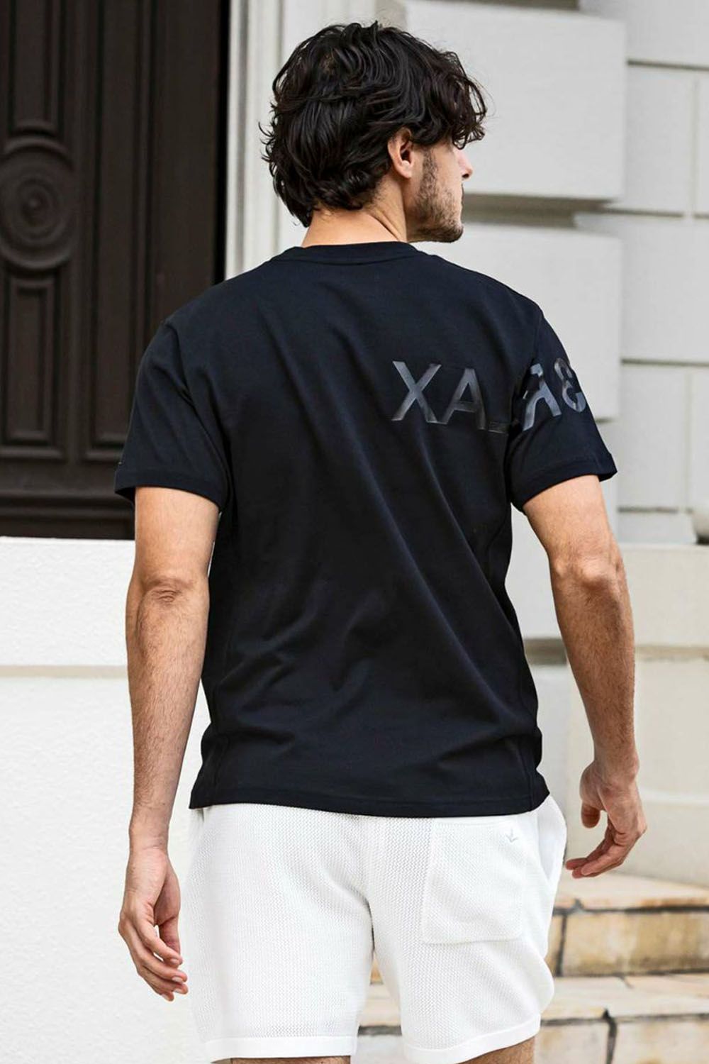 BIG LOGO INVERTED T-SHIRT / ビッグロゴ インバート Tシャツ (ブラック)