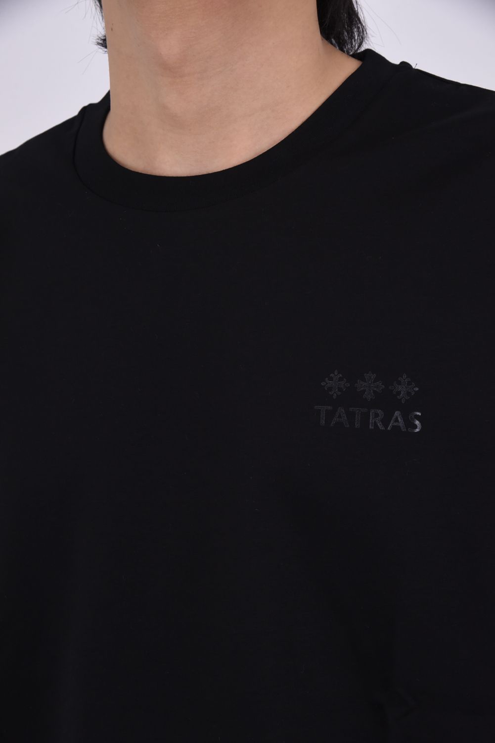 TIDEO (ティデオ) / ブランドロゴ 半袖 Tシャツ (ブラック)