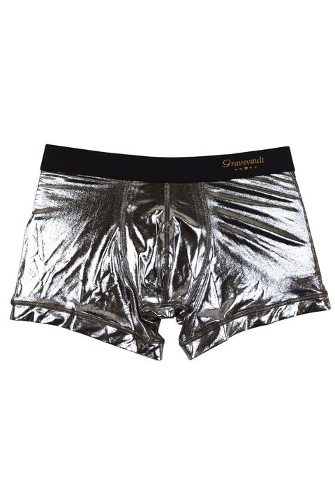 Metallic Short Boxer  - ガンメタル