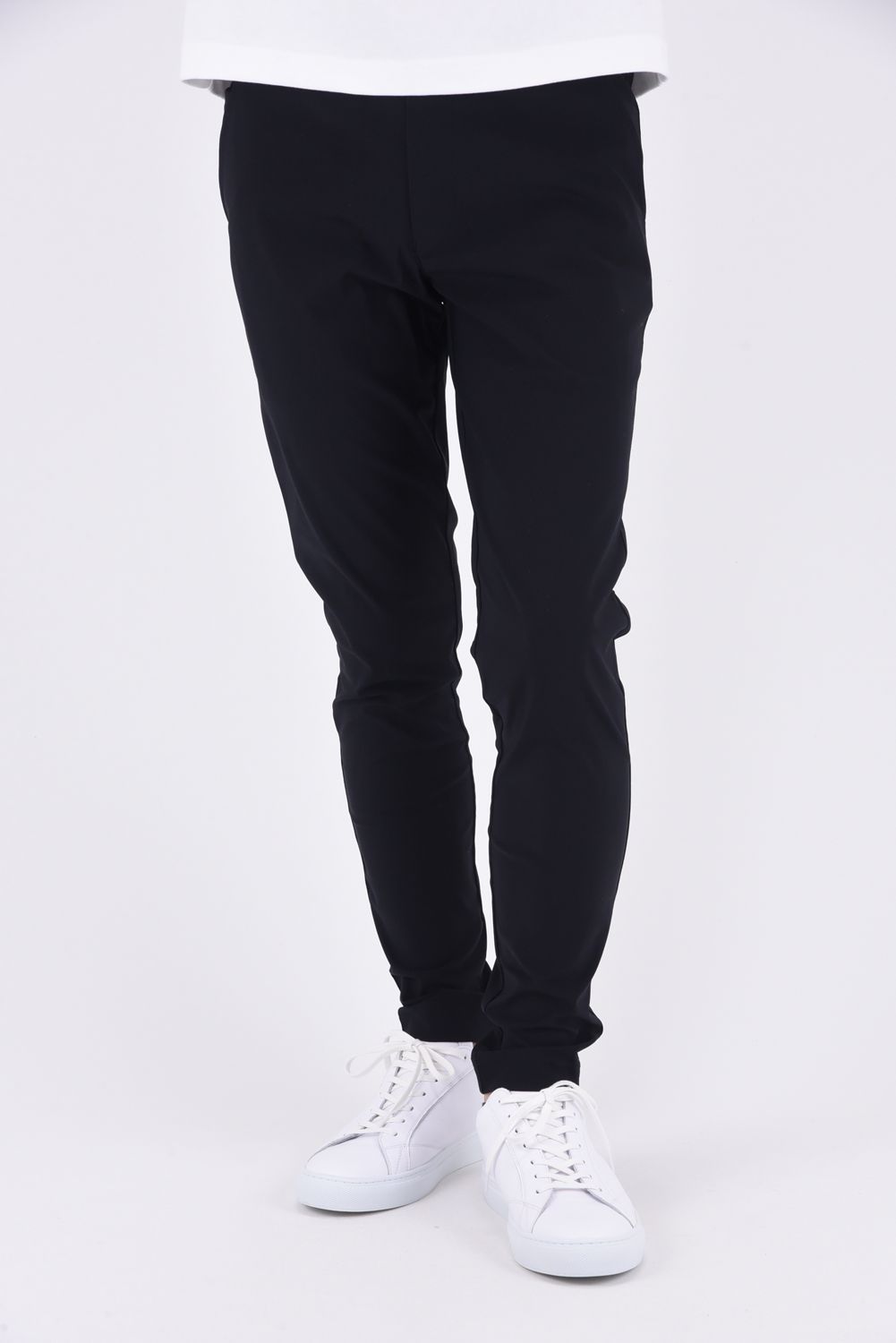 CHRIS EASY PANTS / 【定番】高機能ナイロン マイクロファイバー スラックス イージーパンツ ナイロンブラック