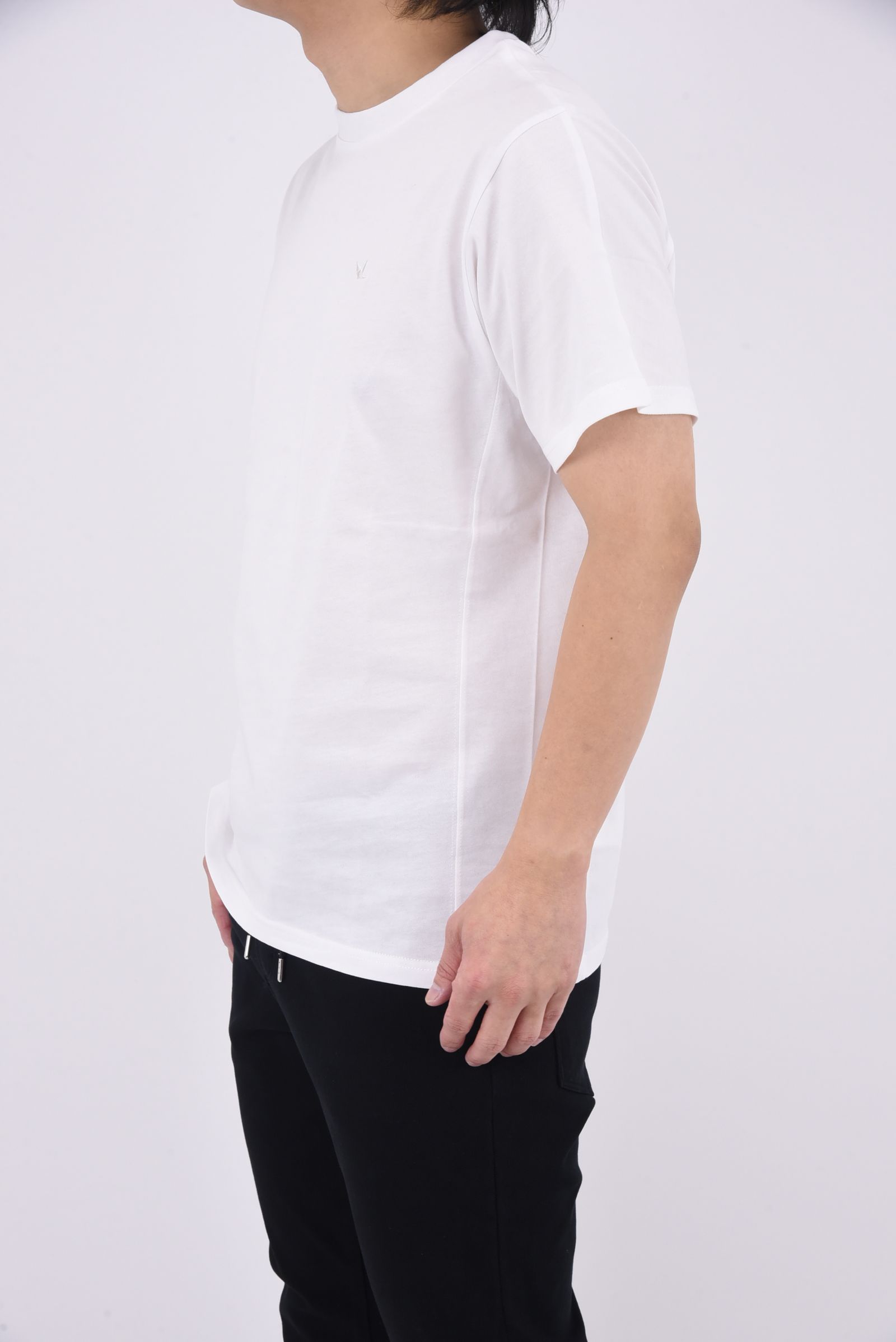 RHINESTONE T-SHIRT / ラインストーン バックロゴ Tシャツ (ホワイト)
