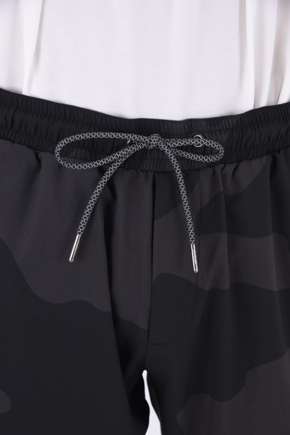 CAMO LIGHT LONG PANTS / カモフラ柄 ライトロングパンツ ブラック