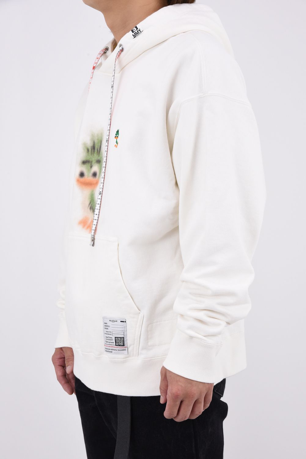 LEON PRINTED SWEAT HOODIE / キャラクタープリント パーカー (ホワイト)