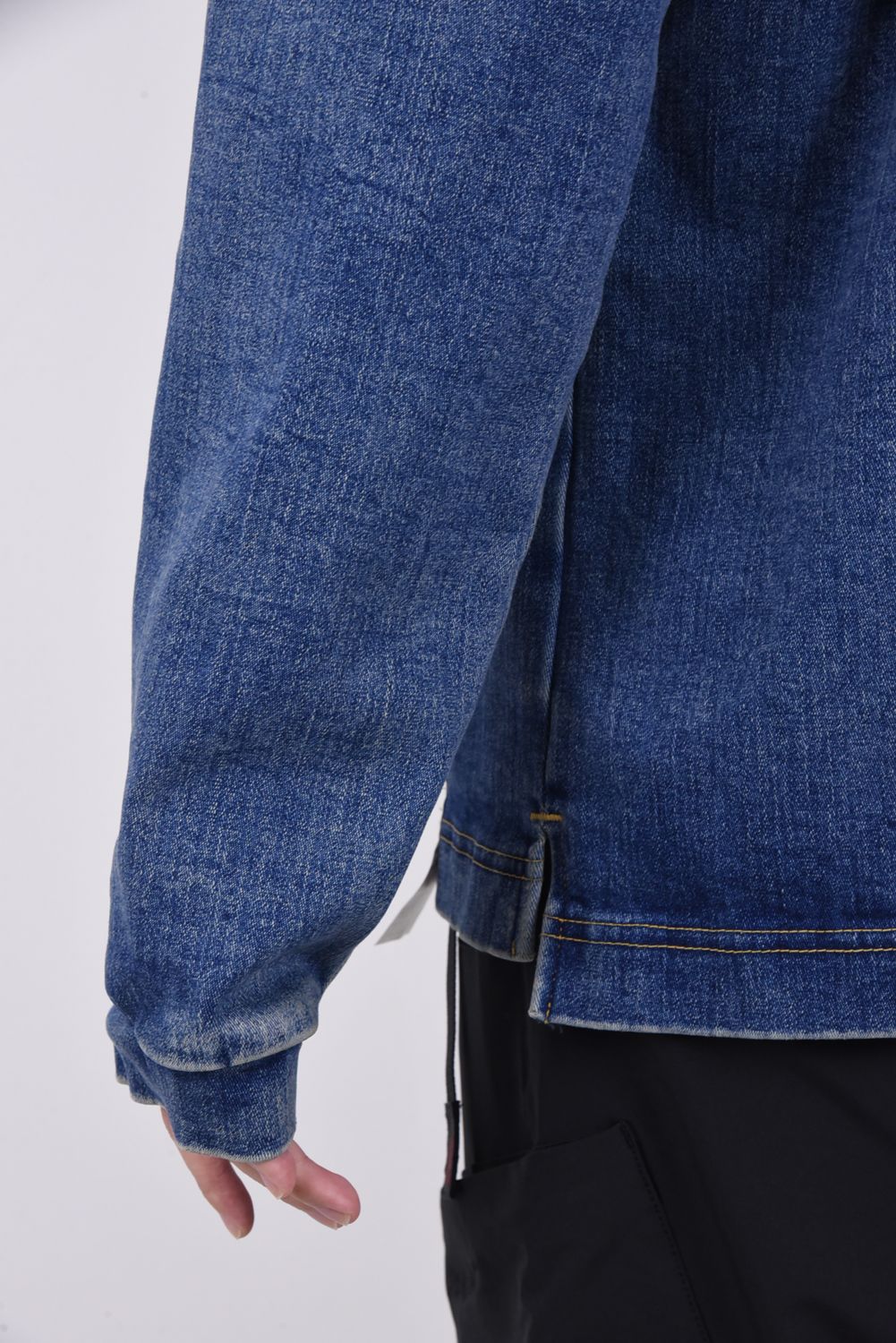 Maison MIHARA YASUHIRO - SHRANK DENIM L/S TS / ドロップショルダー