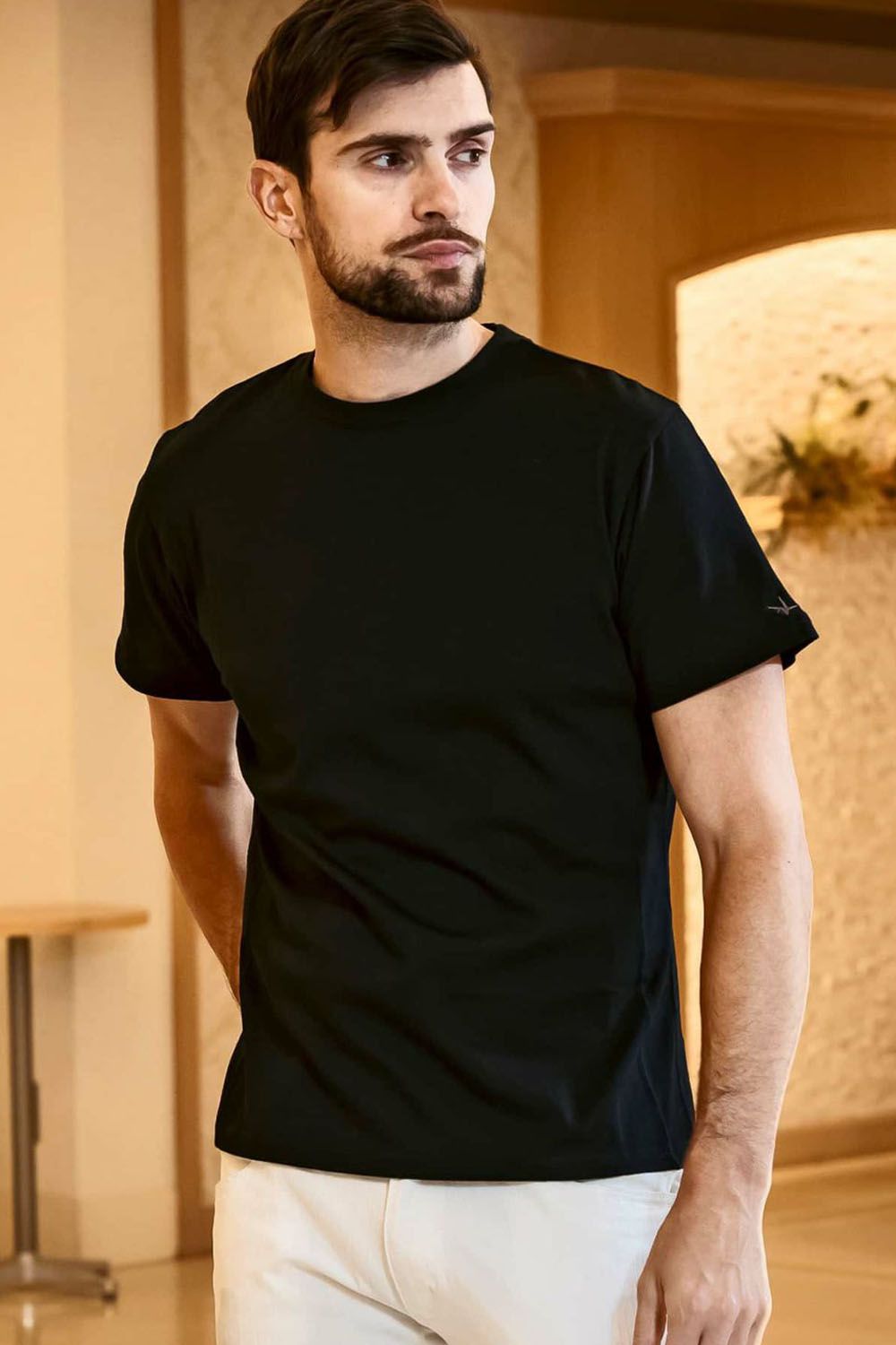 BACK LOGO T-SHIRT / バックロゴ Tシャツ ブラック
