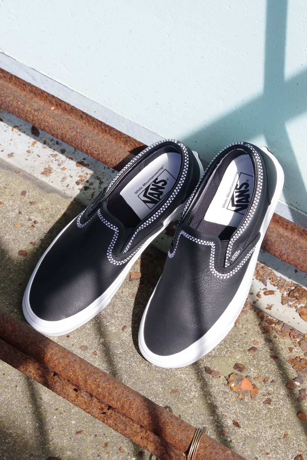 White Mountaineering - 【WM x VANS】 'CLASSIC SLIP-ON 98 DX' / WM / バンズ コラボ  クラシック スリッポン ブラック | gossip