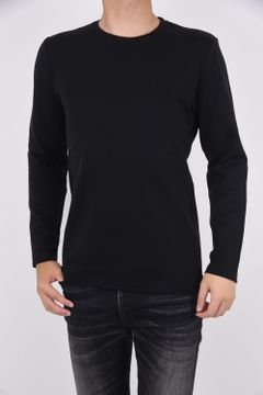 L/S CREW / ロングスリーブ ウォーム クルーネック ブラック