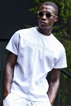 2-TIER LOGO T-SHIRT / 2ティア クルーネック Tシャツ (ホワイト)