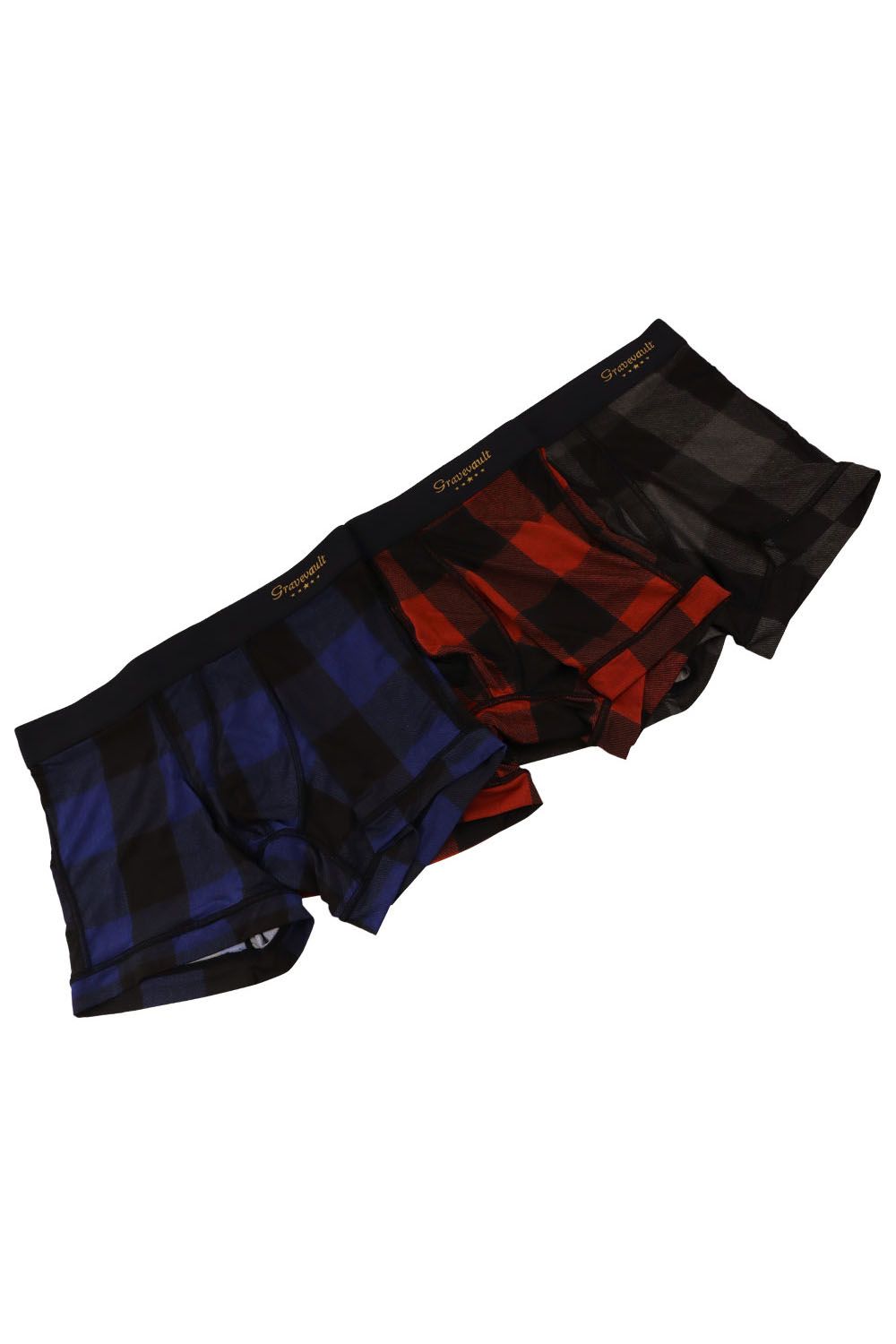 【待望のサイズ.XL入荷】 Buffalo check Short Boxer  - ブルー