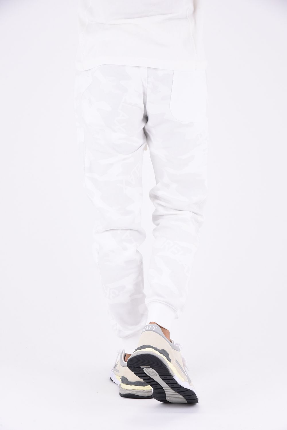 SUPER HEAVY 500 CAMO PANTS / スーパーヘビー スウェット カモ柄パンツ ホワイトカモ