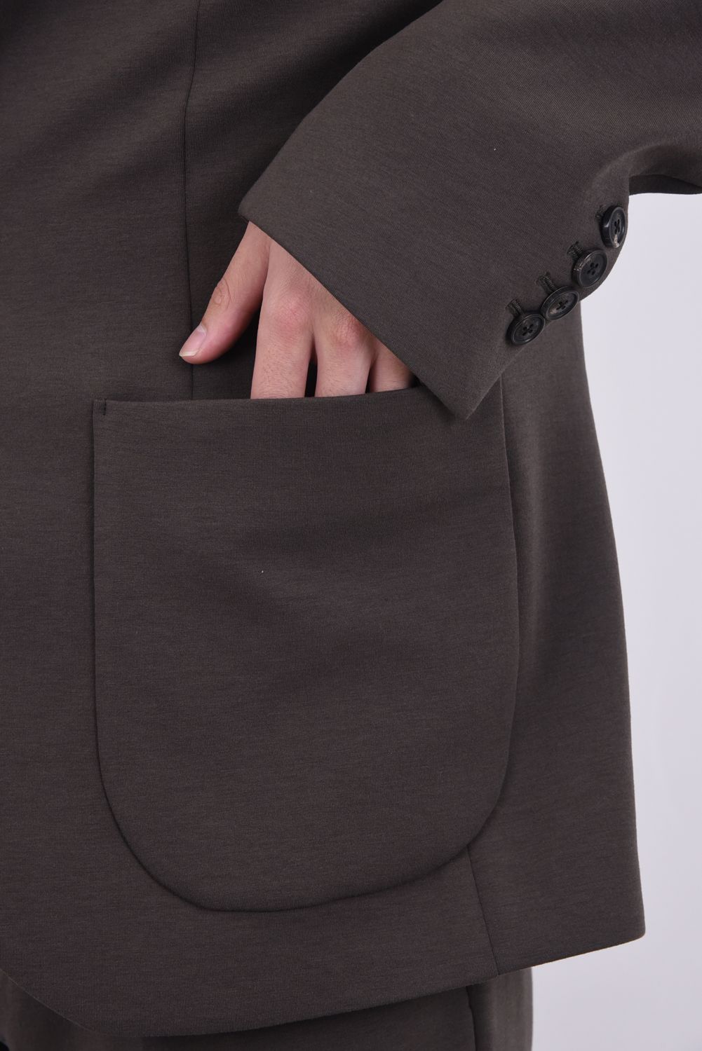COMFY JKT / ダンボールジャージ コムフィージャケット グレー