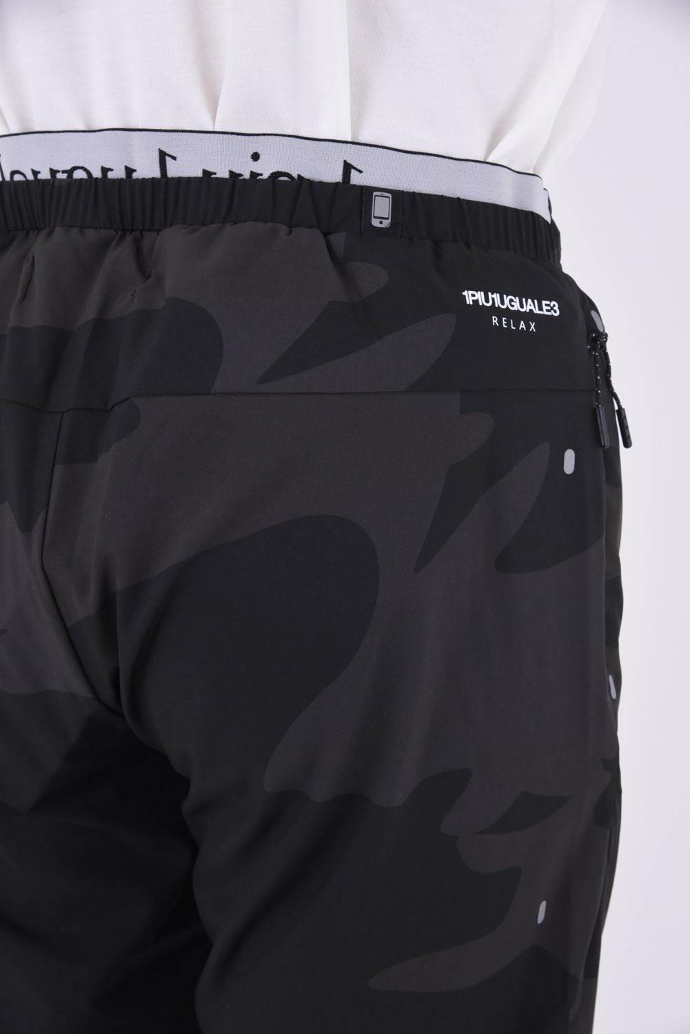 CAMO LIGHT LONG PANTS / カモフラ柄 ライトロングパンツ ブラック