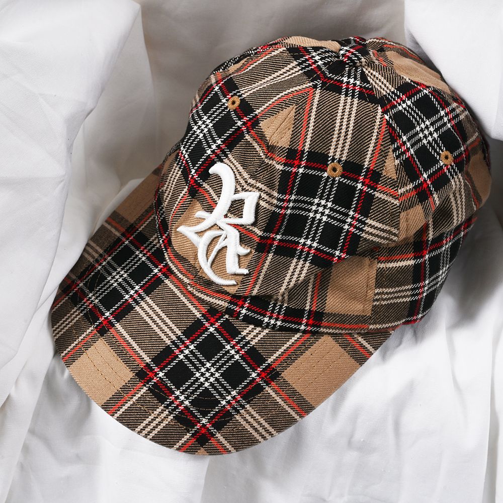 LOW CAP / フランネル素材 ローキャップ (チェック) (近日入荷予定) ※オーダー締切:5月23日(土)17時