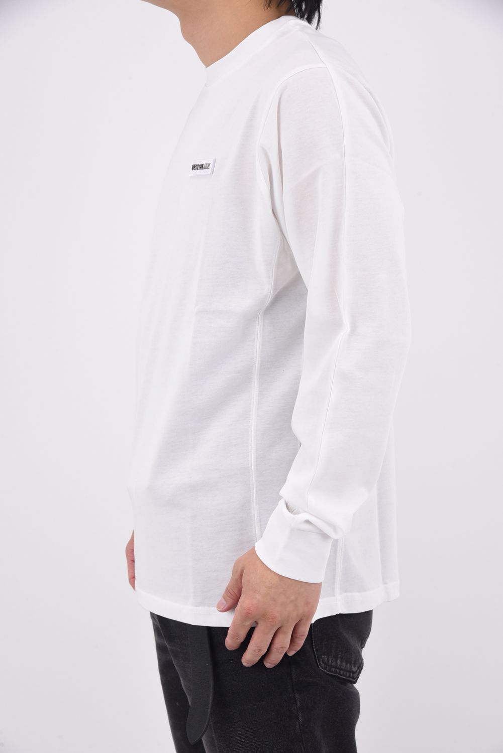 PLATE LONG T-SHIRT / プレート ロングTシャツ (ホワイト)