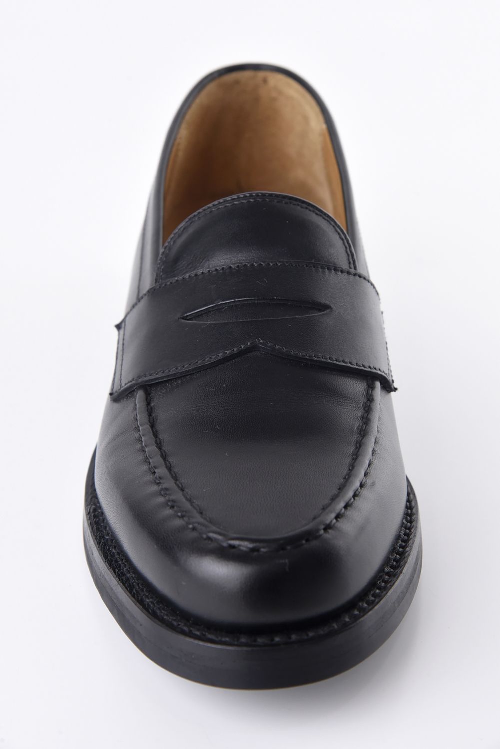 【訳ありアウトレット品】 SHOREDITCH / ペニーローファー フレンチカーフ ブラック