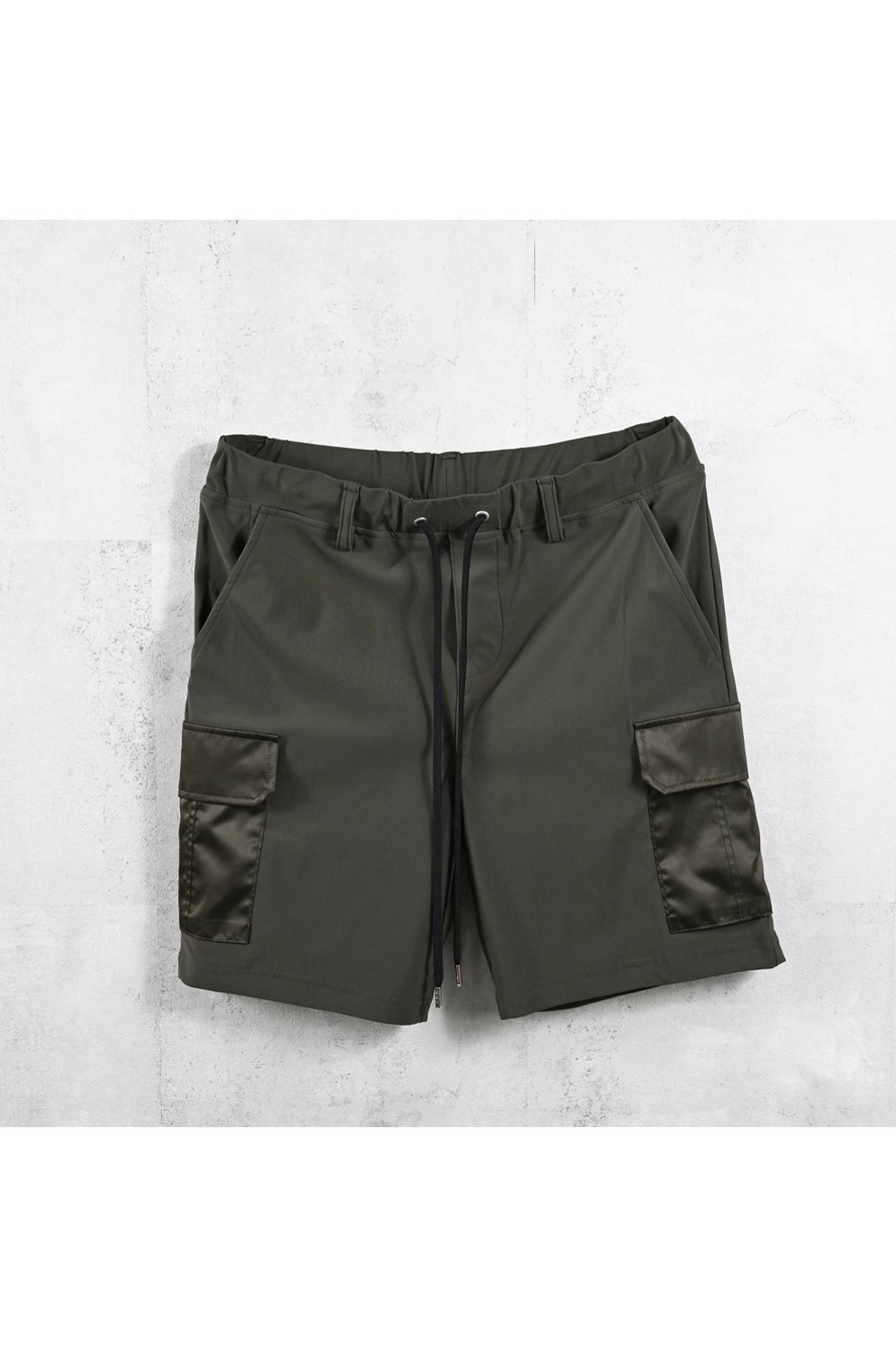 DARRELL CARGO SHORTS / 高機能ナイロンマイクロファイバー カーゴショートパンツ (カーキ) (6月上旬入荷予定) ※オーダー締切:2月15日(日)18時