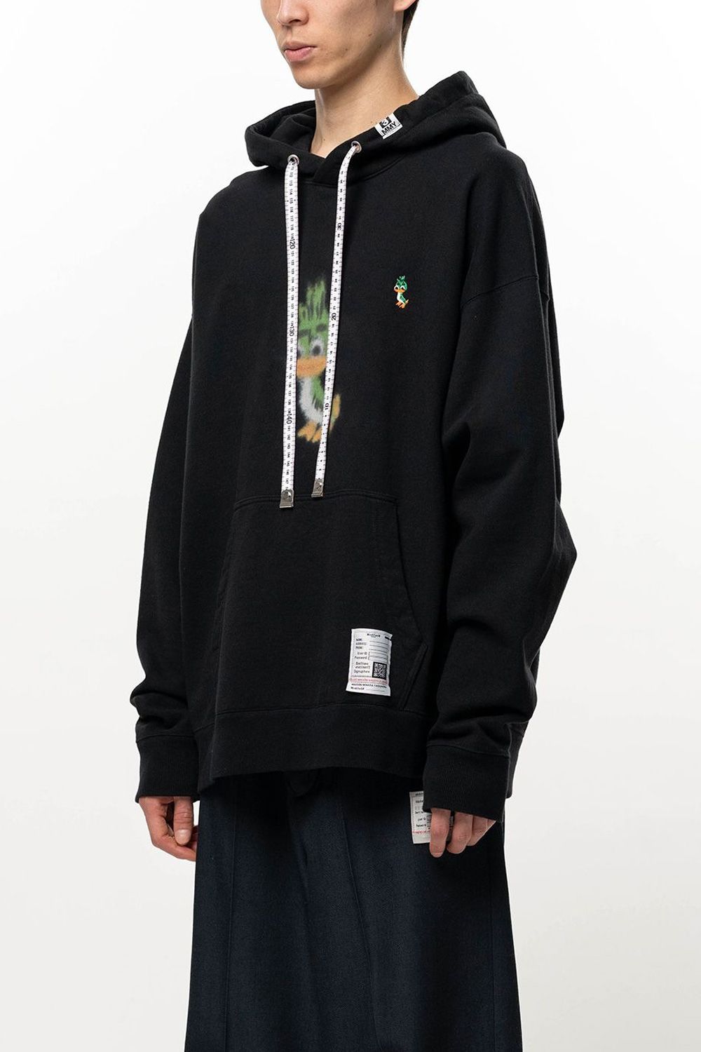LEON PRINTED SWEAT HOODIE / キャラクタープリント パーカー (ブラック)