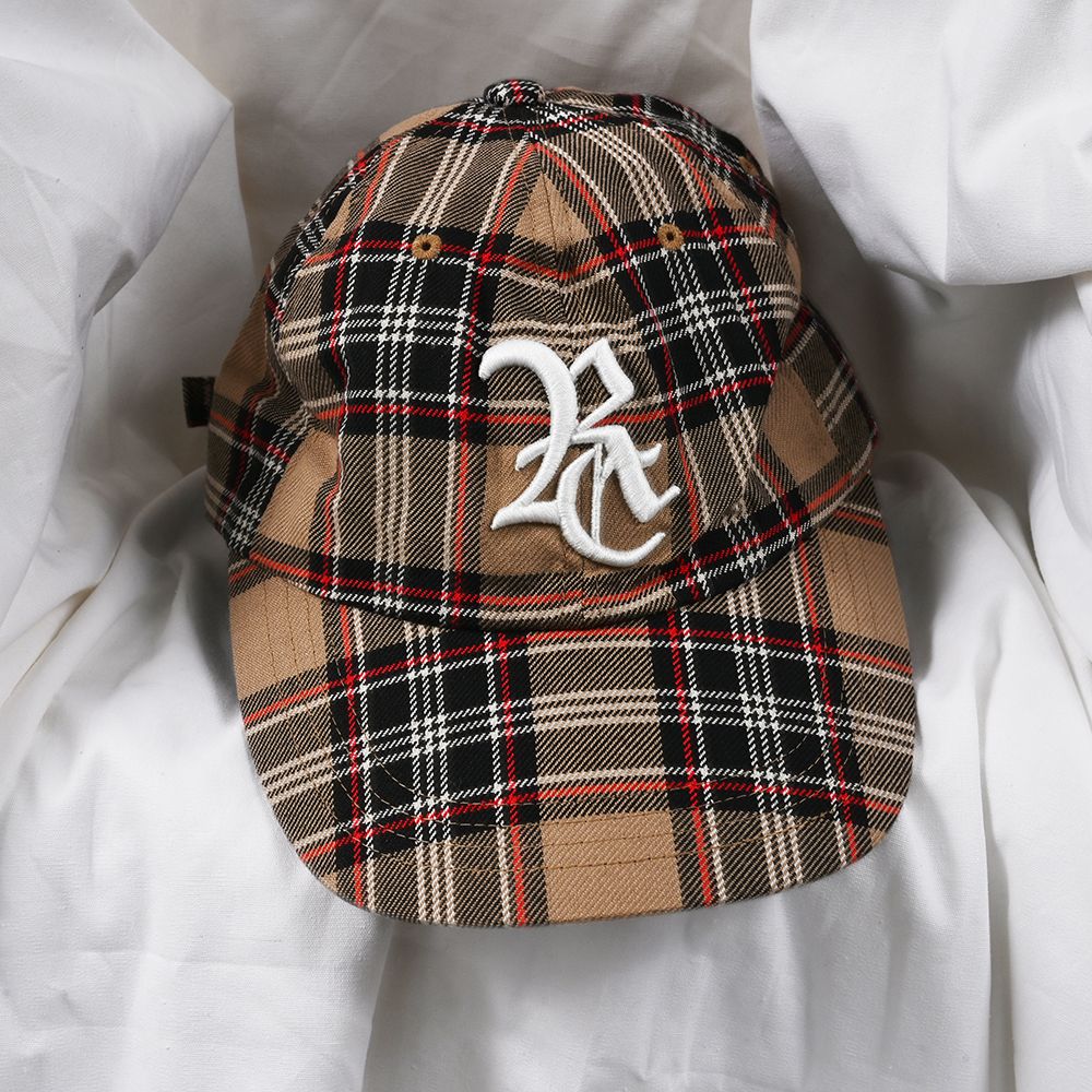 LOW CAP / フランネル素材 ローキャップ (チェック) (近日入荷予定) ※オーダー締切:5月23日(土)17時