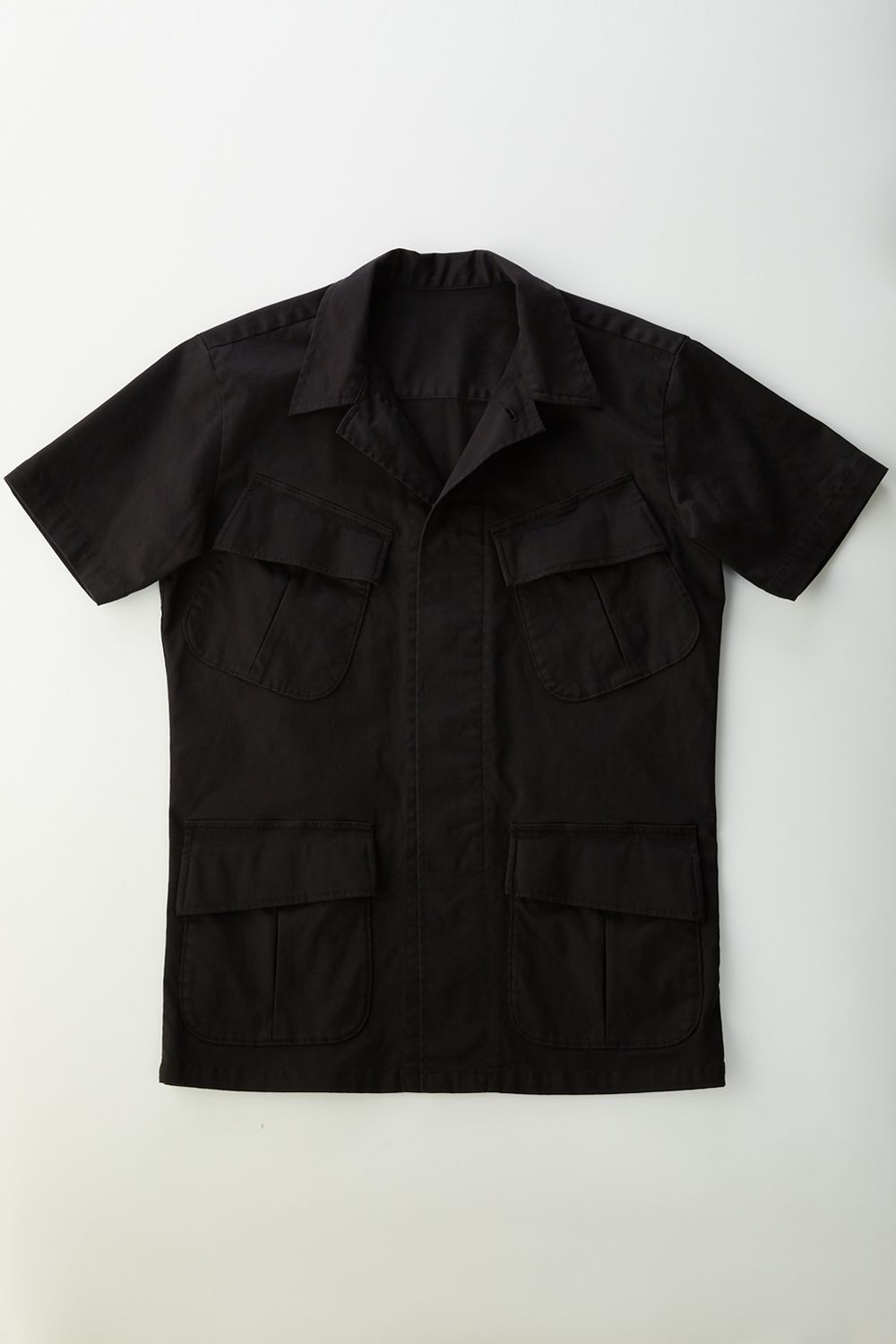 【BLACK MILITARY Vol.7】 JUNGLE FATIGUE S/S SHIRT -BLACK- (9月頃入荷予定 )※オーダー締切8/6(金)11:59迄
