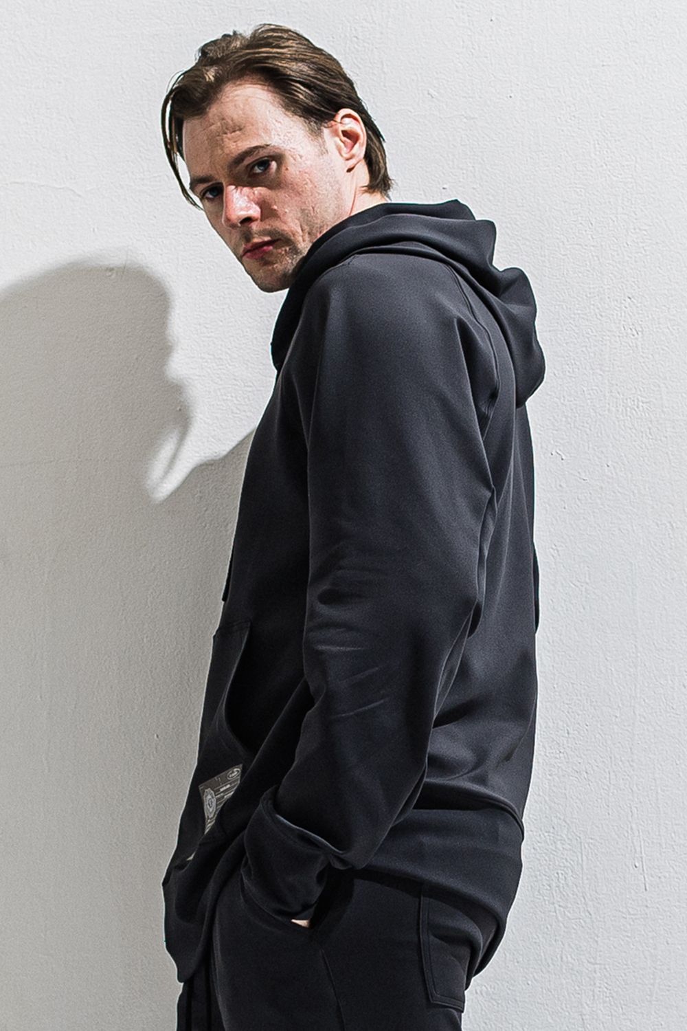 WILL PULLOVER HOODIE / メッセージプリント プルオーバーパーカー (ブラック) (2月上旬入荷予定) ※オーダー締切12/13(土)17:00