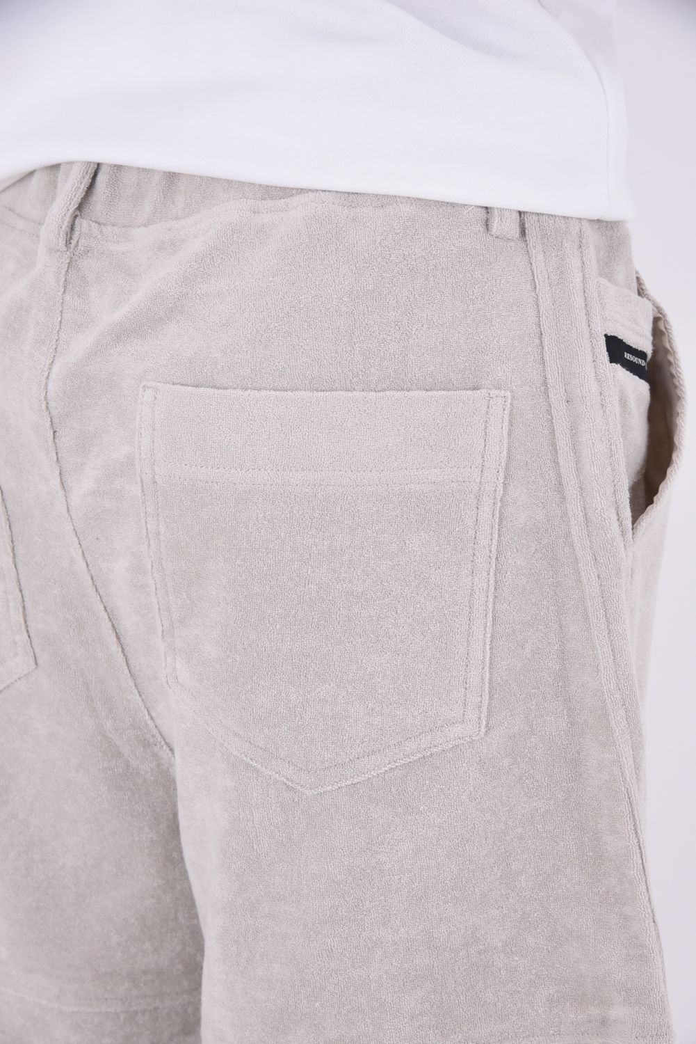 TYLER PILE SHORTS / パイル素材 ハーフパンツ グレージュ