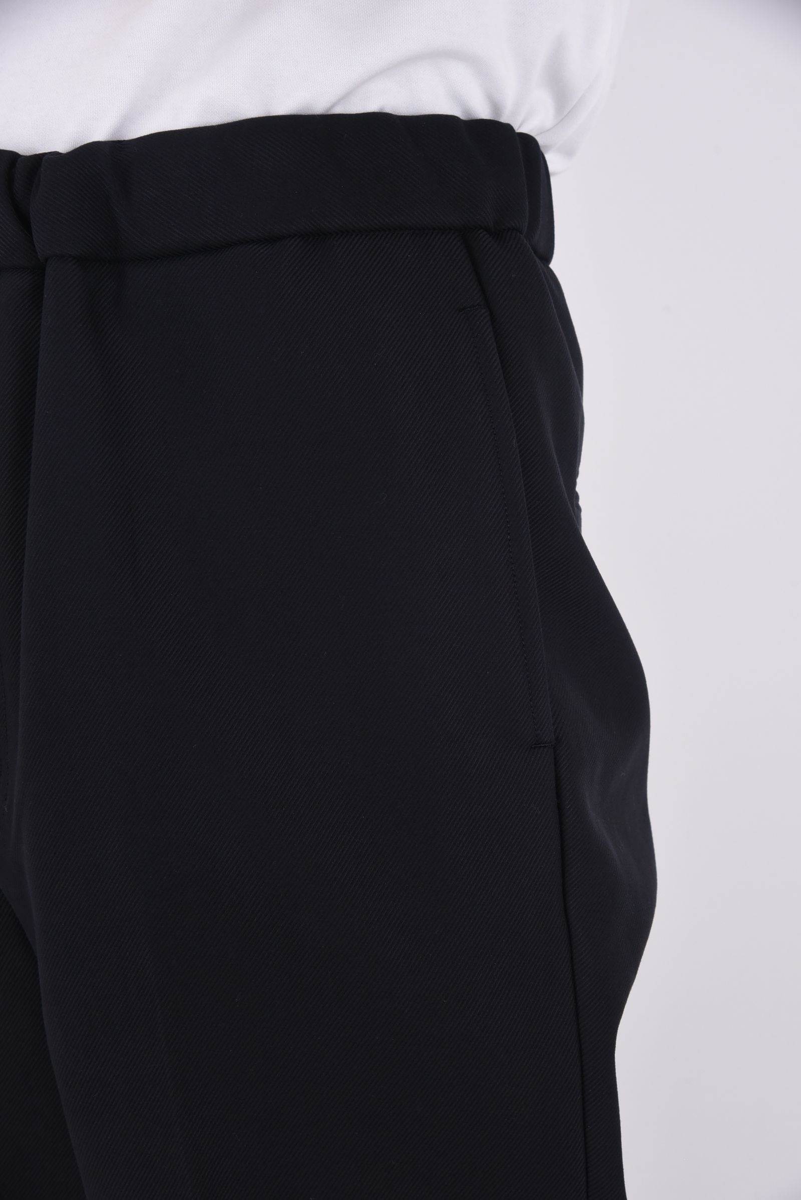 RELAX PANTS / コットン リラックス パンツ (ブラック）