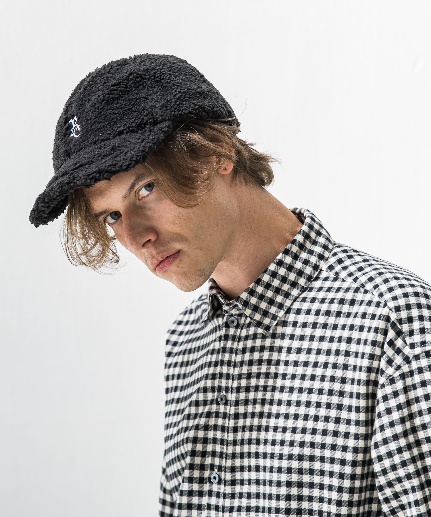 BOA LOW CAP /シルキーボア ローキャップ (ブラック) (12月上旬入荷予定) ※オーダー締切:9月7日(月)17時