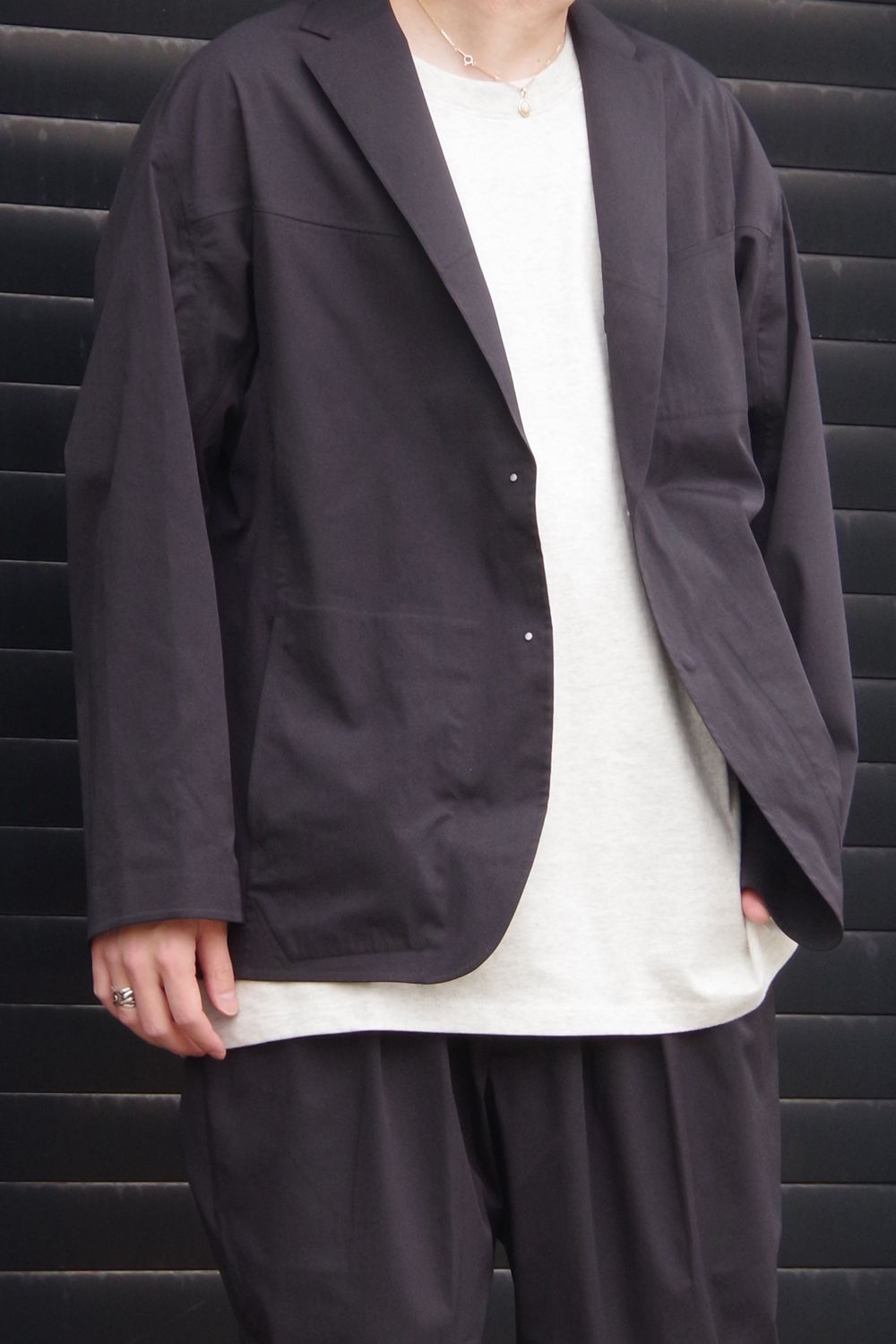 White Mountaineering - 【BLK】 SOLOTEX LAPEL JACKET / ソロ