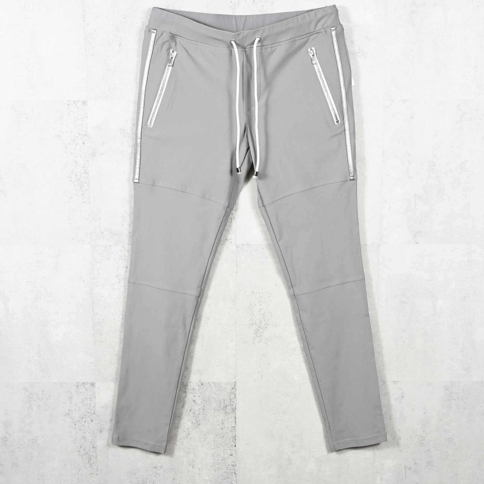 Johnson LINE NYLON PT / 【定番】 ナイロンマイクロファイバー ジョンソンラインパンツ (グレー/シルバー) （7月下旬入荷予定）※オーダー締切:5月23日(土)17時