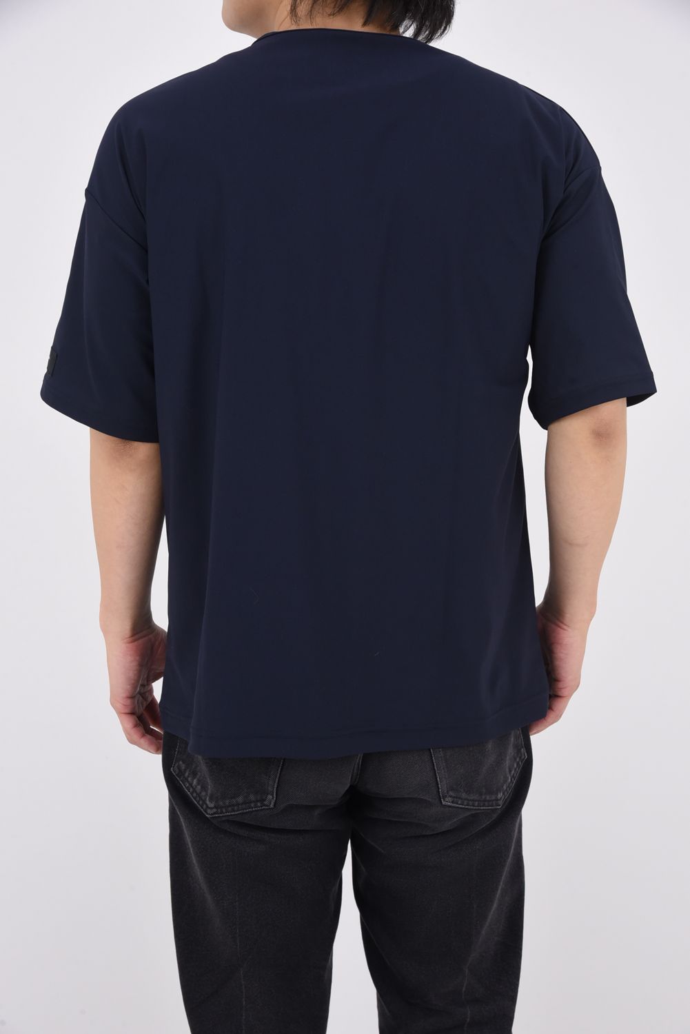 NYLON OVER  TEE / ナイロン オーバーTシャツ ネイビー