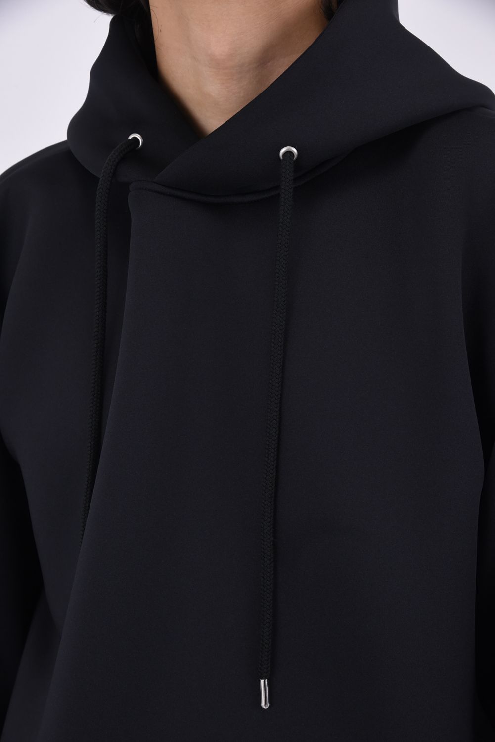 CARDBOARD HOODIE / ダンボールニット プルオーバーパーカー （ブラック）