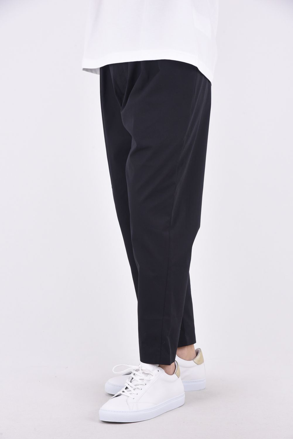 【BLK】 SOLOTEX 3 TUCKED EASY TAPERED PANTS / ソロテックス 3タック イージーテーパード パンツ ブラック
