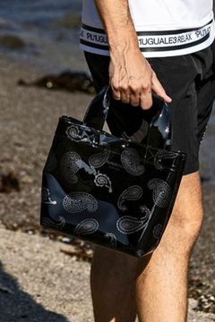 PAISLEY LUNCH BAG / ペイズリーランチバッグ (ブラック)