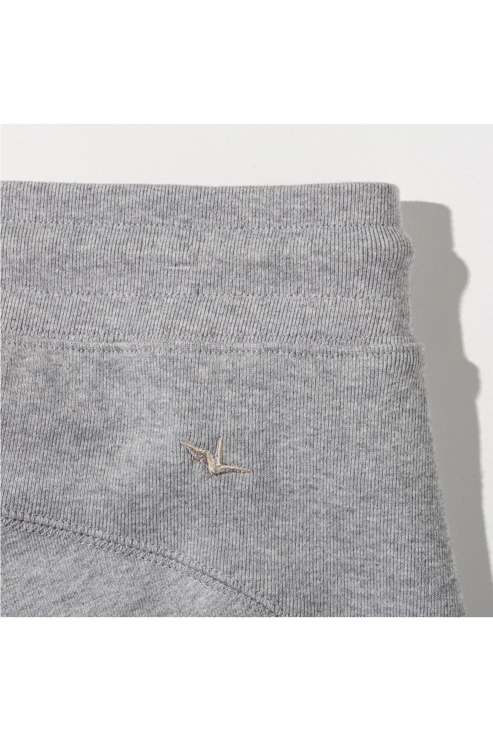 GLITTER ZIP + PLATE JOGGER PANTS / シルバーロゴプレートスウェットロングパンツ (グレー） (9月中旬入荷予定)