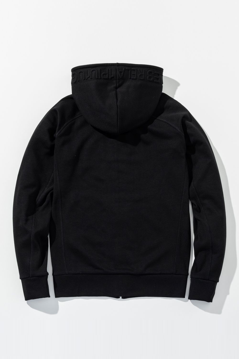 【26SS】 HOOD EMBOSSED LOGO HOODIE / エンボスロゴ ジップパーカー (ブラック) (2月上旬入荷予定)