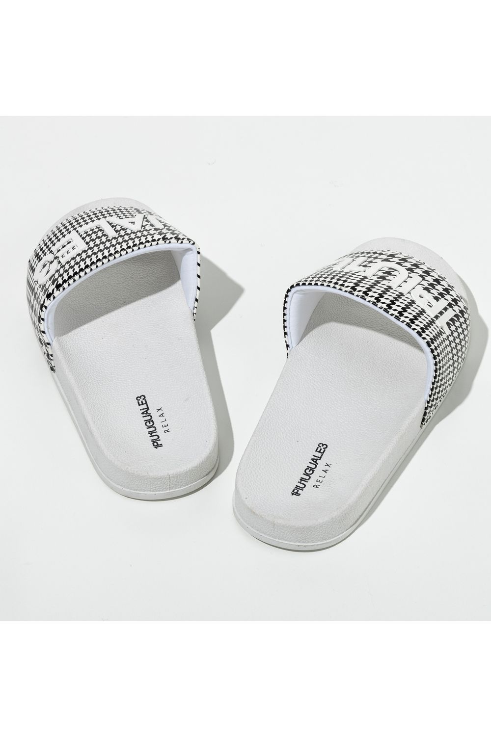 GLEN CHECK SANDALS / グレンチェック シャワーサンダル (ホワイト) (3月上旬入荷予定)