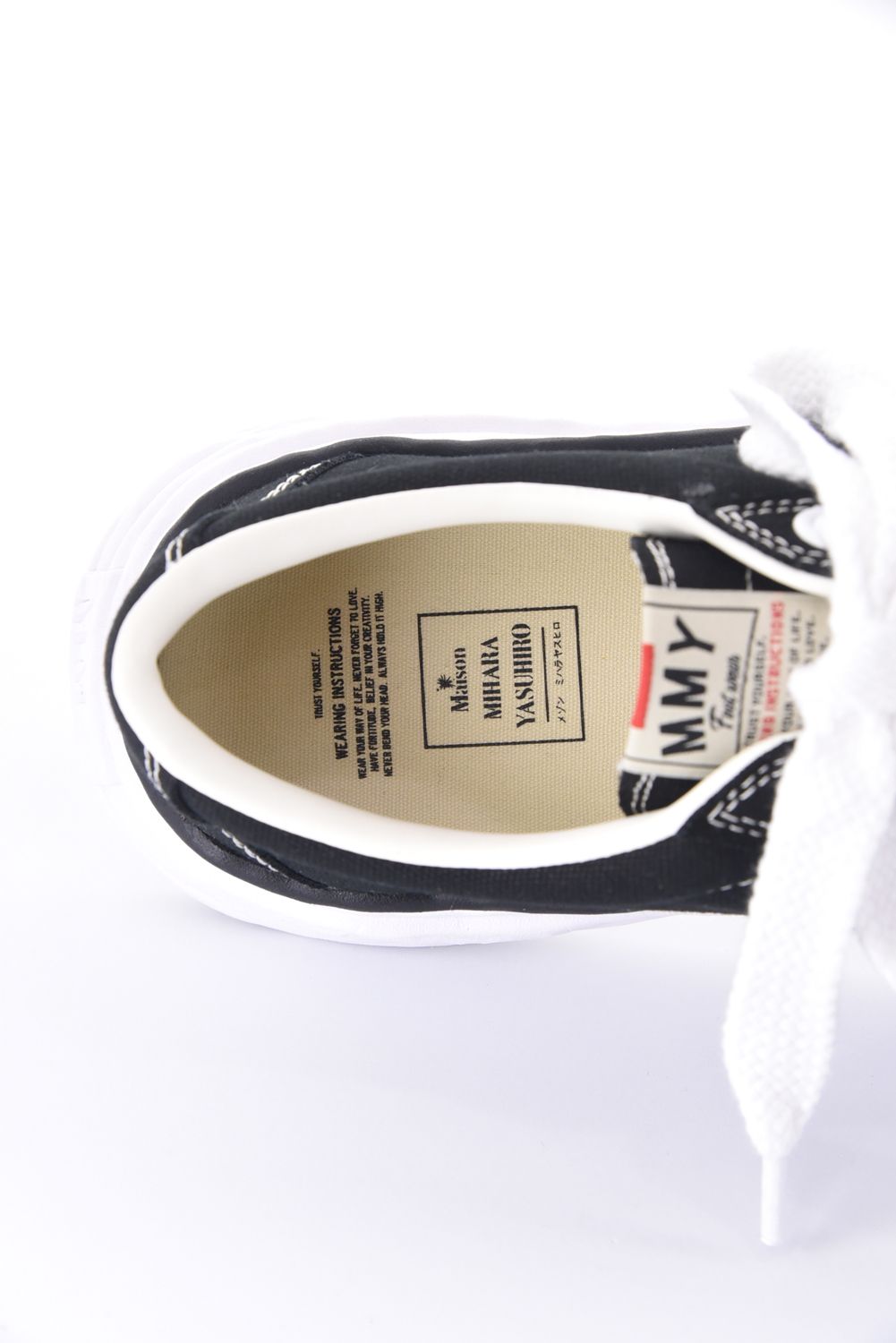 "ERIC" OG Sole Mix Material Low-top Sneaker / オリジナルソール スエード キャンバス ローカット スニーカー (ブラック)