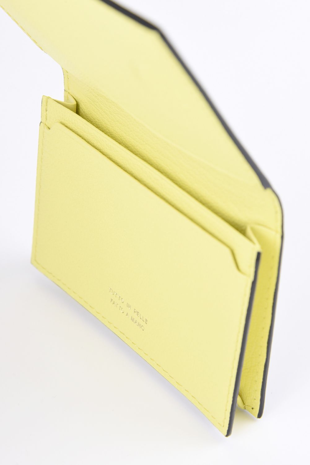 【残り1点】 BUSINESS CARD HOLDER / LA351GT 名刺入れ グレー/イエロー