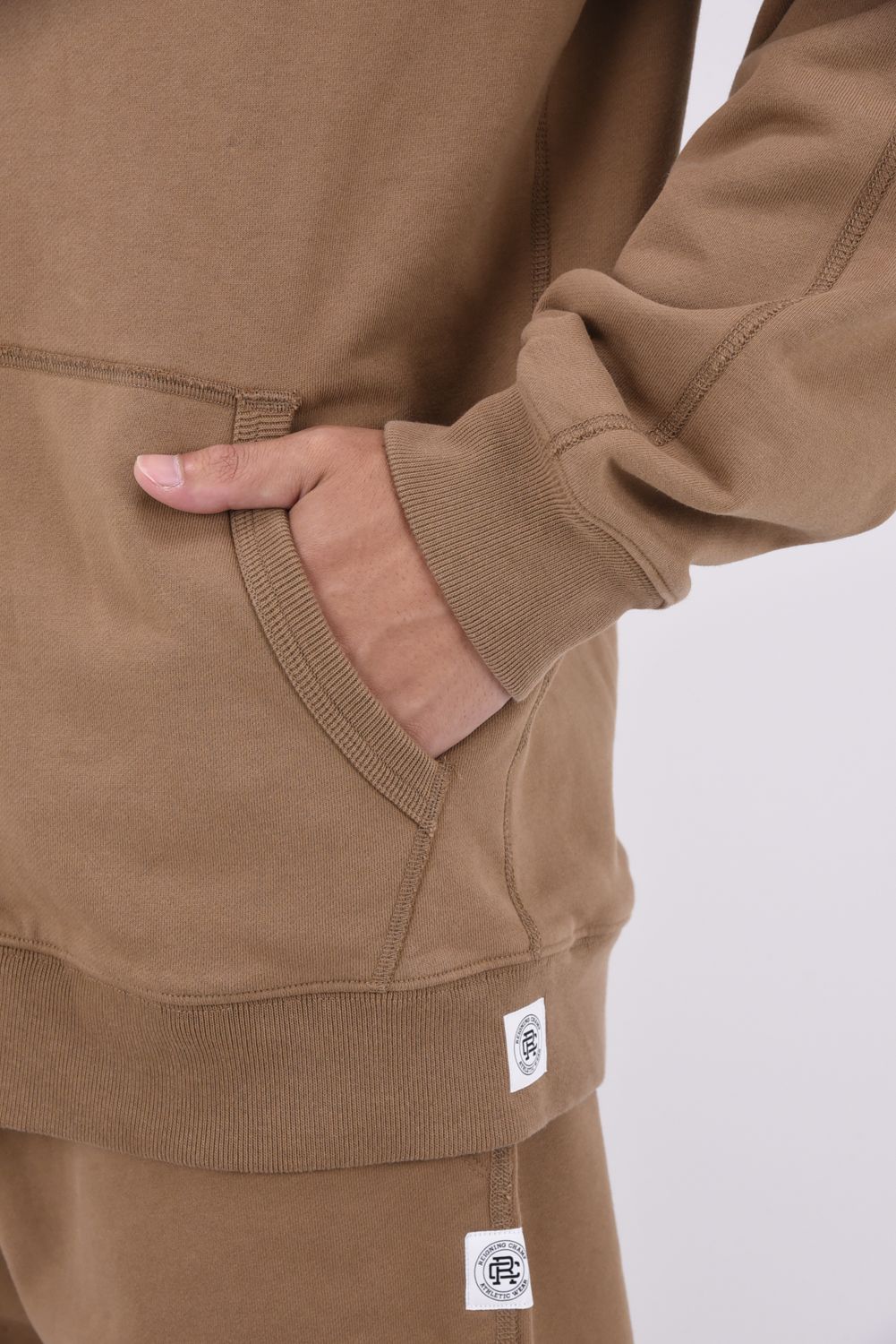 【国内正規品】【24SSシーズンカラー】 MIDWEIGHT TERRY CLASSIC FULL ZIP HOODIE / ミッドウェイトテリー フルジップパーカー リラックスシルエット クレイ