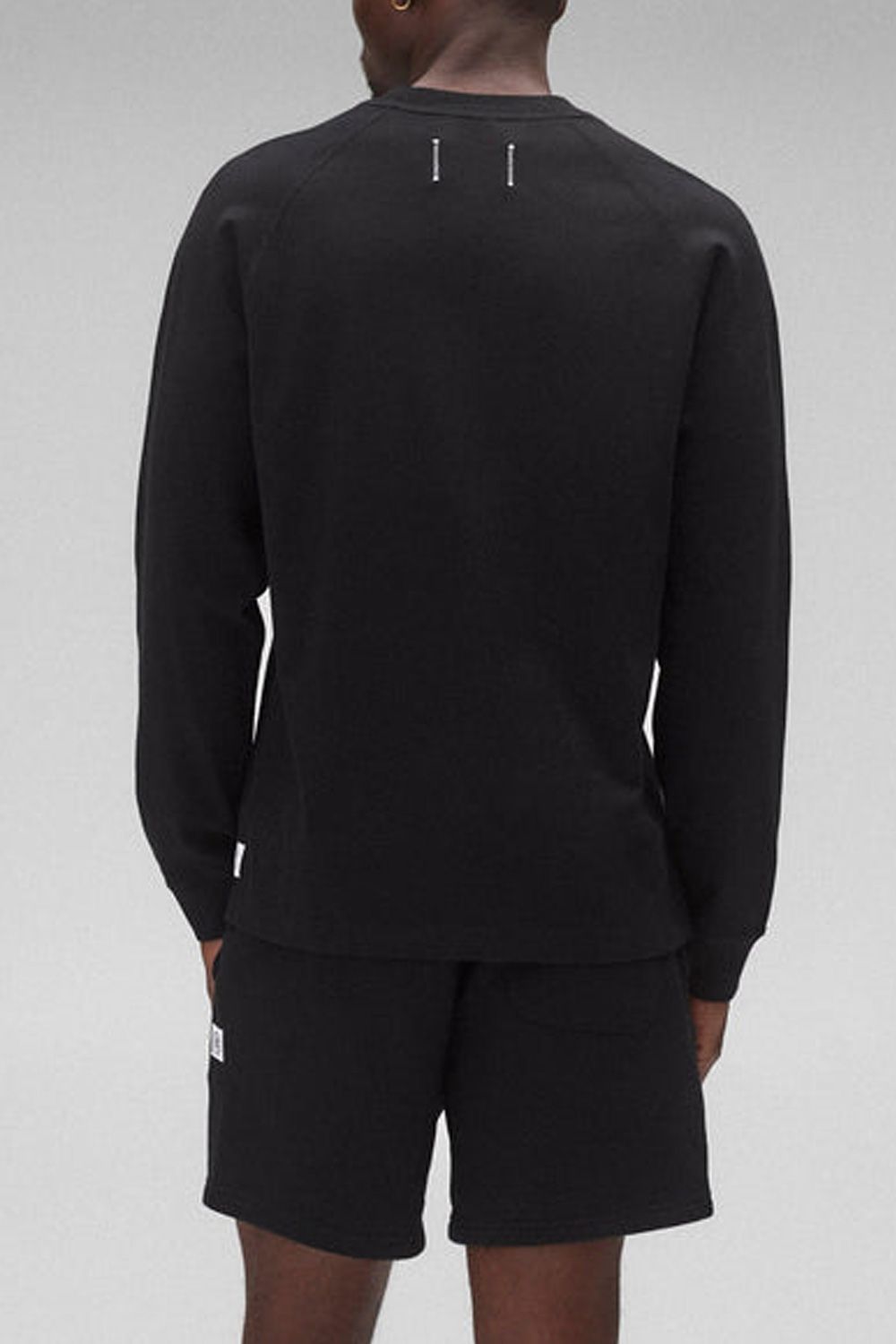 【国内正規品】【STANDARD FIT】 MIDWEIGHT JERSEY LONG SLEEVE / ミッドウェイト ジャージ スタンダード 長袖Tシャツ ブラック