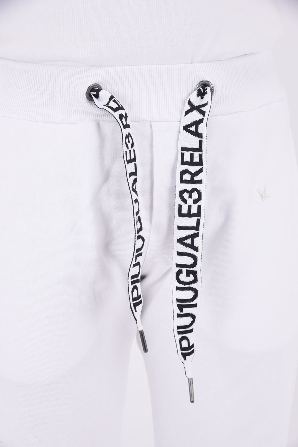 HEM LOGO LONG PANTS / ワイドスピンドル ロゴ スウェットパンツ (ホワイト)