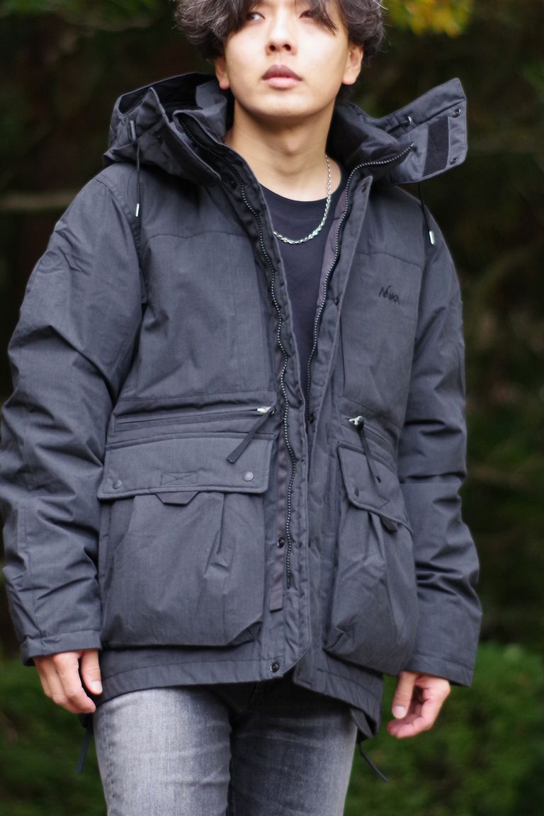 NANGA - TAKIBI DOWN JACKET / タキビダウンジャケット チャコール  