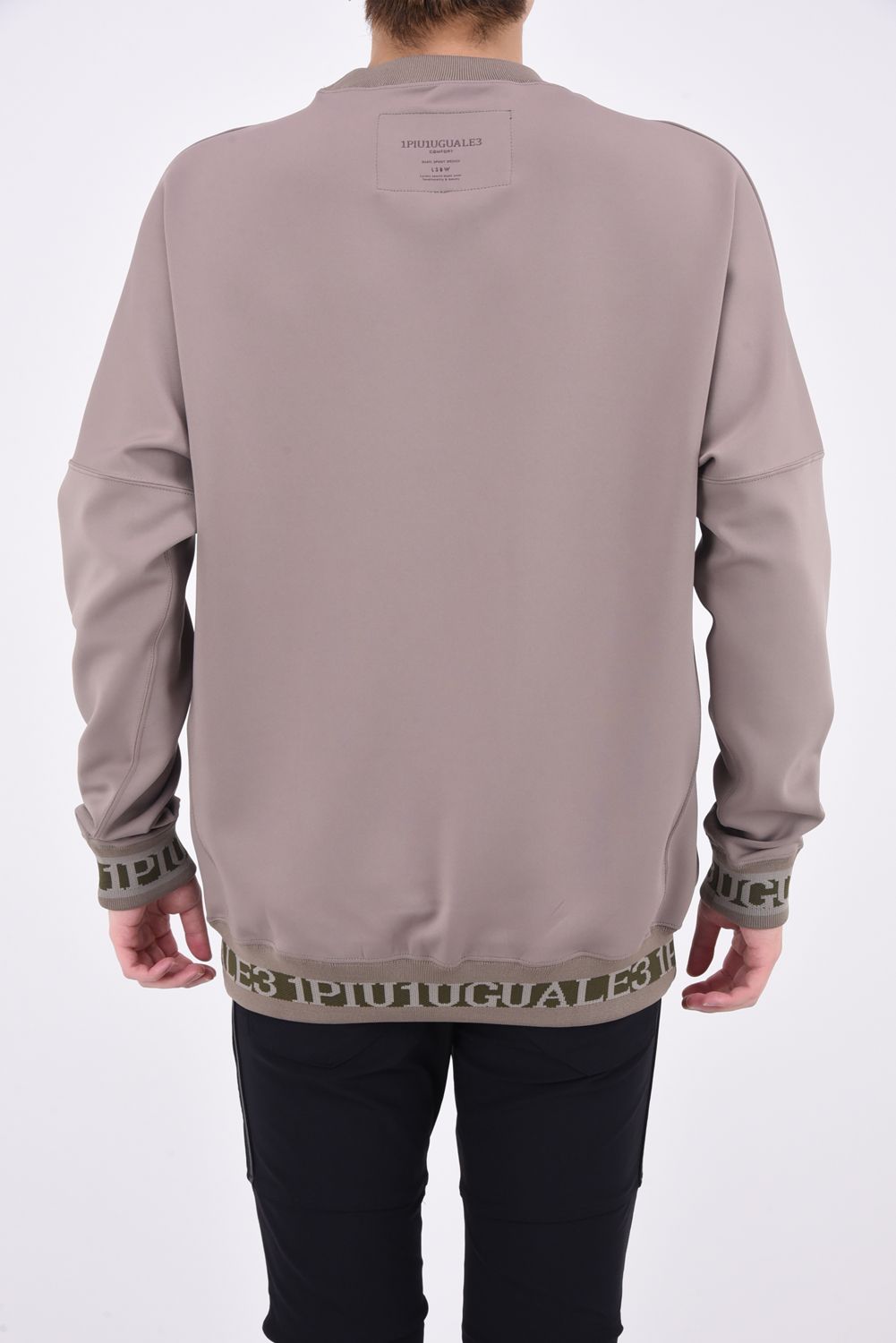 113SPORT PREMIUM LOOSE FIT CREW / ルーズフィット クルーネック Tシャツ グレーベージュ